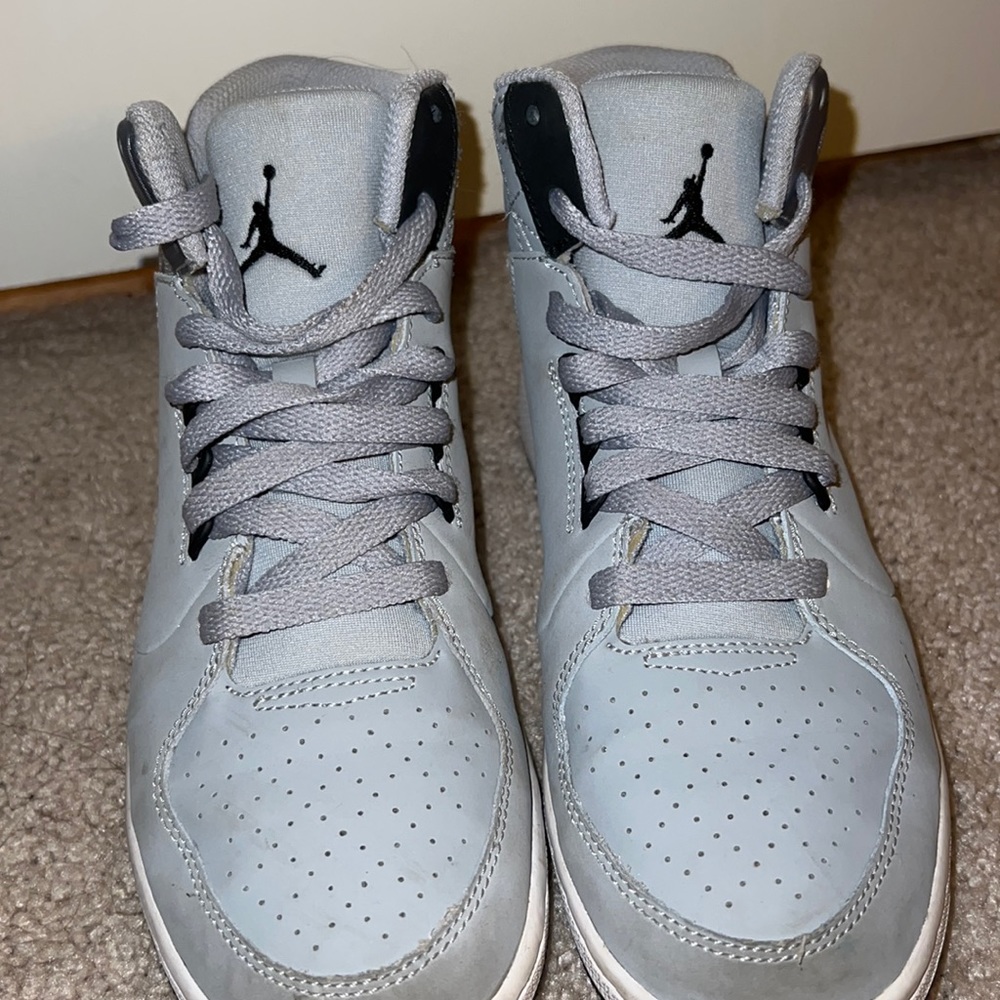 Air Jordans , light grey, size 5.5Y